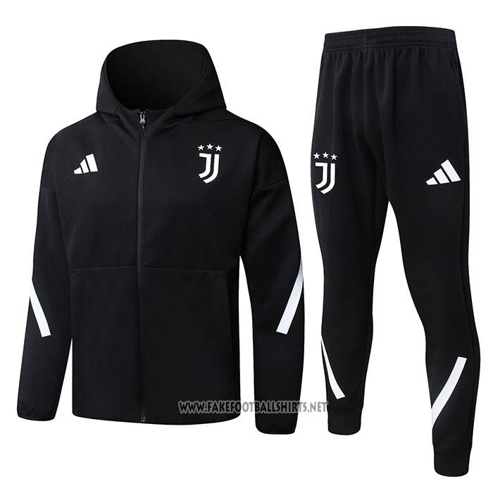 Hooded Tracksuit Juventus 2025-2026 Black